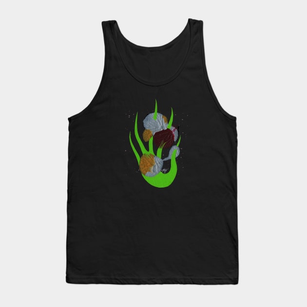 Hand in the Midst of Creation Tank Top by MikeCottoArt